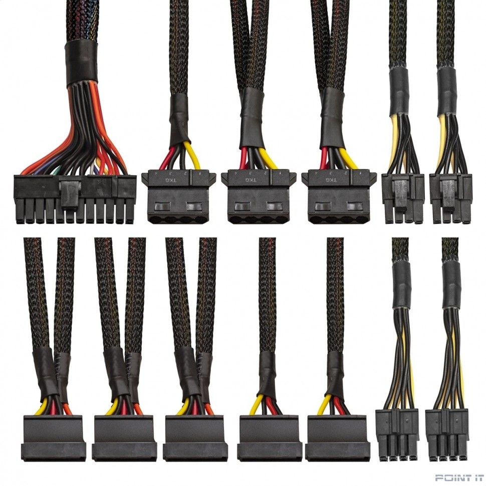 Exegate EX264476RUS-PC Блок питания 650W ExeGate 650NPXE (ATX, PPFC, PC, 12cm fan, 24pin, (4+4)pin, PCIe, 3xSATA, 2xIDE, black, кабель 220V в комплекте)