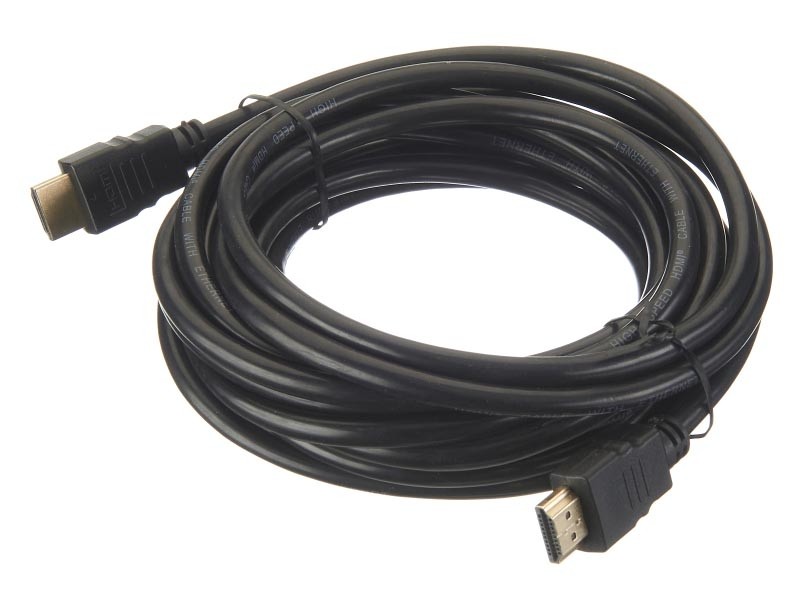 Шнур аудио-видео HDMI-HDMI 2.0 цвет: золото (5,0м), NETKO Optima