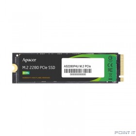 M.2 2280 1TB Apacer AS2280P4U Client SSD AP1TBAS2280P4U-1 PCIe Gen3x4 with NVMe, 3500/3000, IOPS 670/670K, MTBF 1.8M, 3D NAND, DRAM-lessMB, 760TBW, 0,42DWPD, RTL (919298)