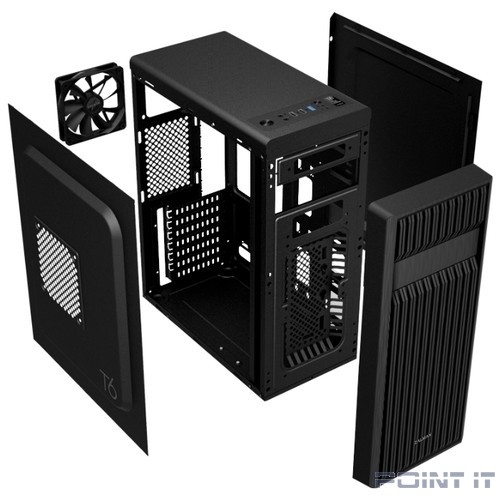 Minitower Zalman ZM-T6 (ATX, Black, без БП)