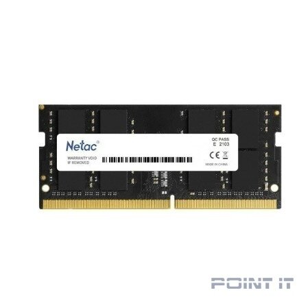 Модуль памяти SO-DIMM DDR5 Netac Basic 16GB 4800MHz CL40 1.1V / NTBSD5N48SP-16