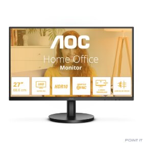 Монитор LCD AOC 27" U27B3M Black {VA 3840x2160 4ms 300cd 2xHDMI2.0}