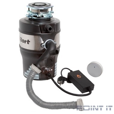 Bort Измельчитель пищевых отходов Alligator Max {Мощность 560 Вт; Объем камеры 1600 мл ;Размер 365х210 мм;9,6 (9,6) кг; 35 x 26,5 x 41; гарантия 2 г} [93410778]