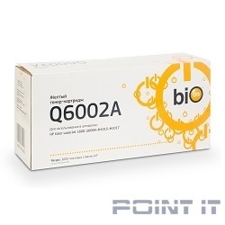 Bion Q6002A Картридж для HP Color LaserJet 1600/2600N/M1015/M1017, желтый 2000 Стр. [Бион]