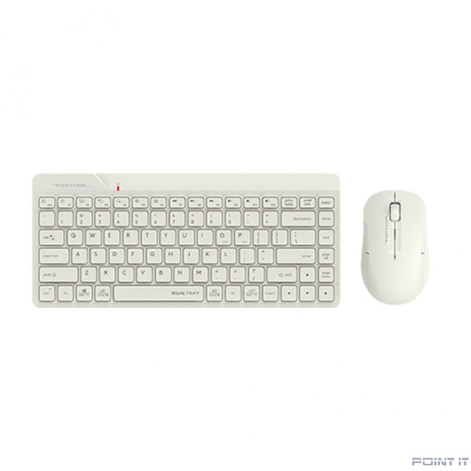 Комплект клавиатура+мышь беспров. A4TECH Fstyler FG2200 Air2 beige (USB, slim) (FG2200 AIR2 BEIGE)