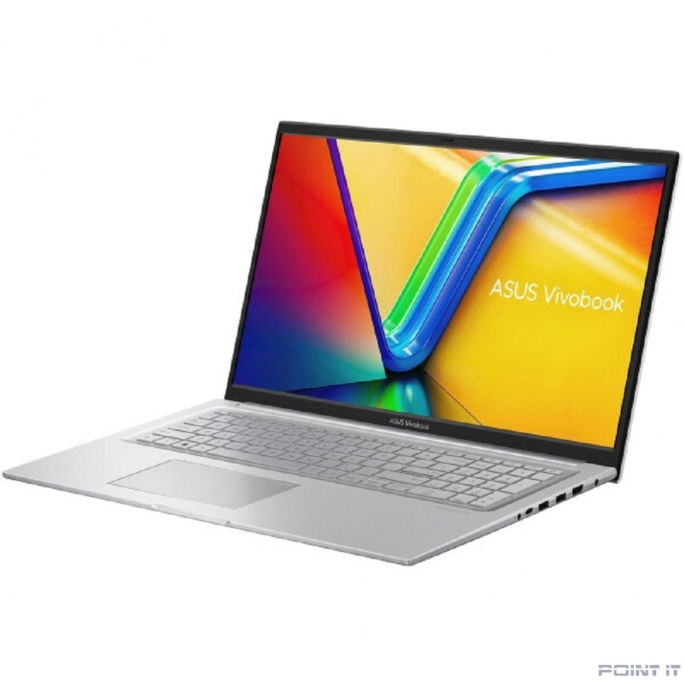 Ноутбук ASUS X1704V (X1704VA-AU482) 17.3"/FHD/IPS/250N/60Hz/i5-1335U/16GB/SSD512GB/Intel Iris Xe/FingerPrint/Backlit/DOS/Cool Silver (90NB10V1-M00H60)