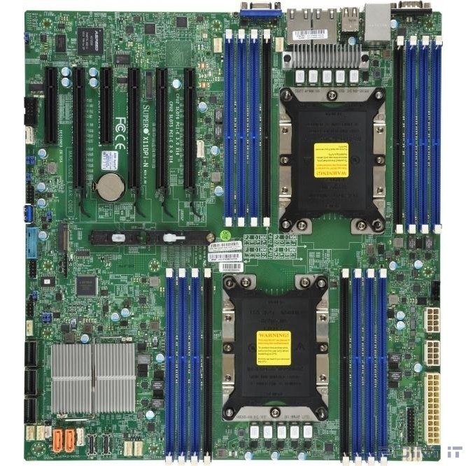Supermicro MBD-X11DPI-N-B Серверная материнская плата X11DPi N Motherboard Dual Socket P (LGA 3647) supported, CPU TDP support 205W, 2 UPI up to 10.4 GT/s OEM