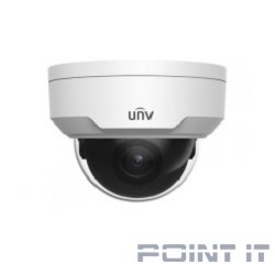 Uniview IPC324SR3-DVPF28-F Видеокамера IP Купольная антивандальная: фикс. объектив 2.8мм, 4MP, Smart IR 30m, Mic, WDR 120dB, Ultra 265/H.264/MJPEG, Smart функции, Alarm: 1 in/1 out, Audio: 1 in/1 out