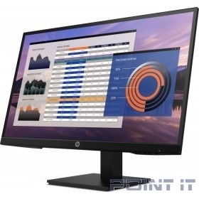 Монитор LCD HP 27" P27h G4 {FHD IPS, 250 cd/m2, 1000:1, 5ms, VGA, HDMI, DisplayPort, height, anti-glare, Plug and Play, Black }