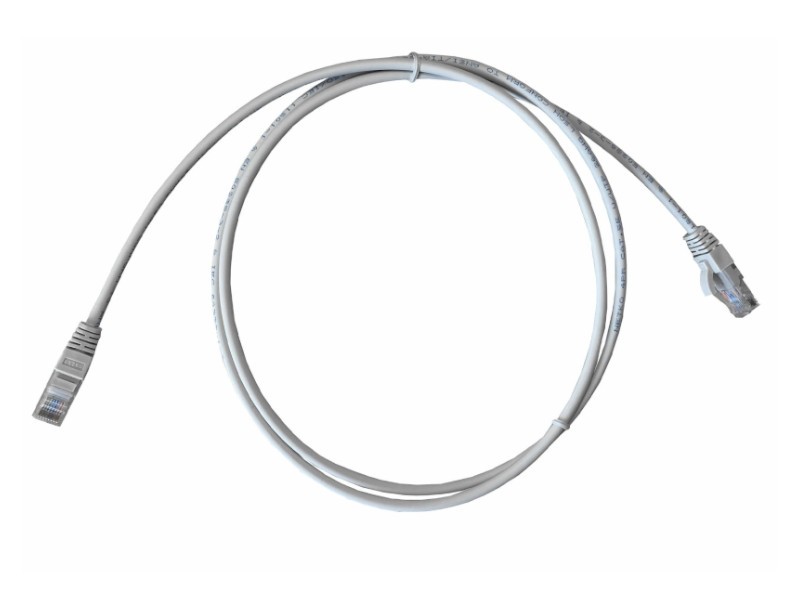 Патч-корд UTP4 cat.5e, 1.5м, литой коннектор, серый, LSZH, NETKO Expert CKC