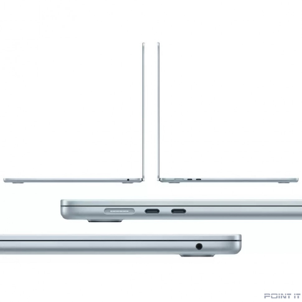 Ноутбук Apple MacBook Air 15-inch 2025 [MC7D4LL/A] (КЛАВ.РУС.ГРАВ.) Sky Blue 15.3" Liquid Retina {(2880x1864) M4 10C CPU 10C GPU/24GB/512GB SSD/рекоменд.переходник 1979059/1991284} (A3241)