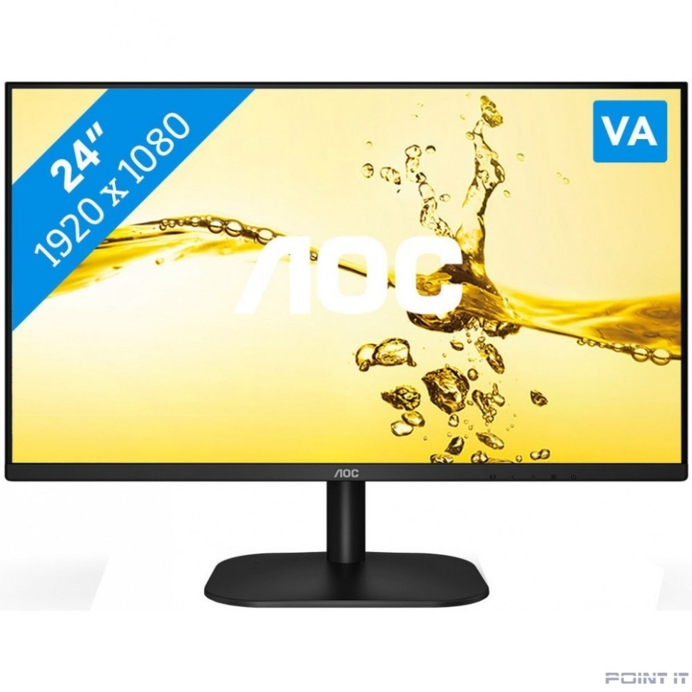 ЖК монитор AOC 24B2XHM2 23.8" Panel VA 1920x1080 16:9 75Hz 4 мс Наклон Цвет черный 24B2XHM2