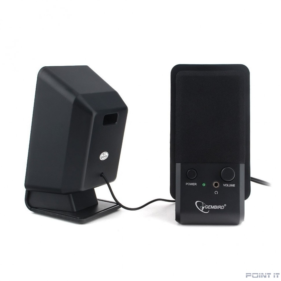 Gembird SPK-510, черный, 6 Вт, рег. громкости, разъём для наушников,USB-питание