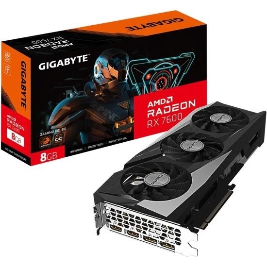 Видеокарта PCIE16 RX 7600 8GB GV-R76GAMING OC-8GD GIGABYTE