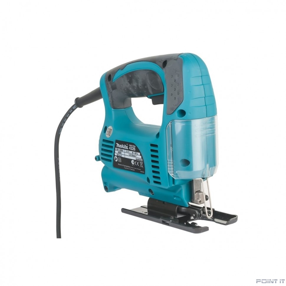 Makita 4326 Ручной электро лобзик [4326] {450Вт,3100об\м,ход-18мм,рез-65мм,1.8кг,кор}