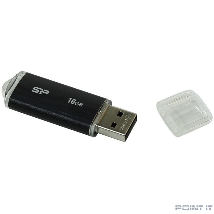 Silicon Power USB Drive 16Gb Ultima U02 SP016GBUF2U02V1K USB2.0 черный