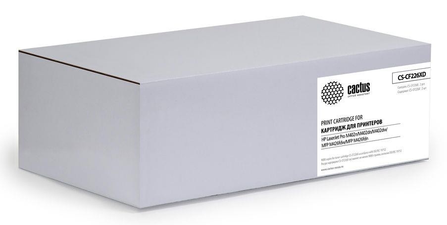 Картридж BLACK /M402D/M402N 2PACK CS-CF226XD CACTUS