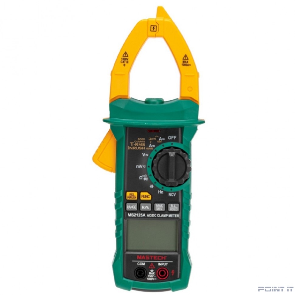Mastech (13-1323) Токоизмерительные клещи MS2125A + постоянный ток + T-RMS